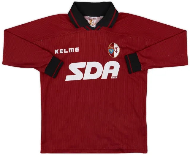 Kelme 1997-98 Torino Home L/S Shirt #7 - 6/10 - (XL.Boys)
