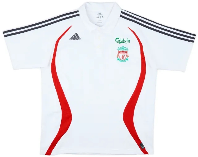 2006-07 Liverpool adidas Polo Shirt - 10/10 - (L)