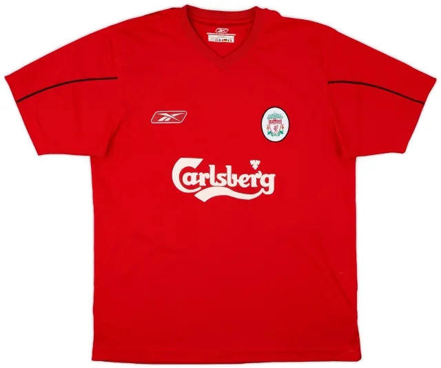 2003-04 Liverpool Reebok Training Shirt - 10/10 - (M)