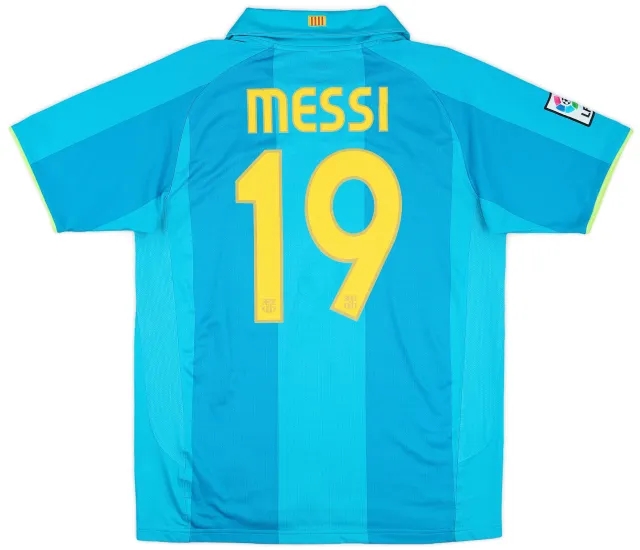Nike 2007-09 Barcelona Away Shirt Messi #19 - 6/10 - (M)