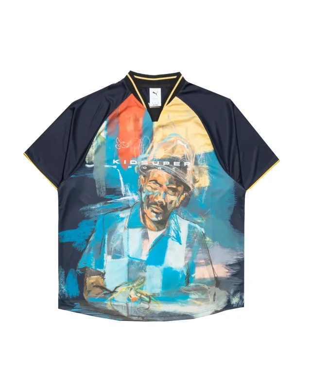 PUMA x Kidsuper Graphic Jersey Men, Dark Blue