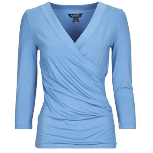 Lauren Ralph Lauren  ALAYJA  women's Blouse in Blue