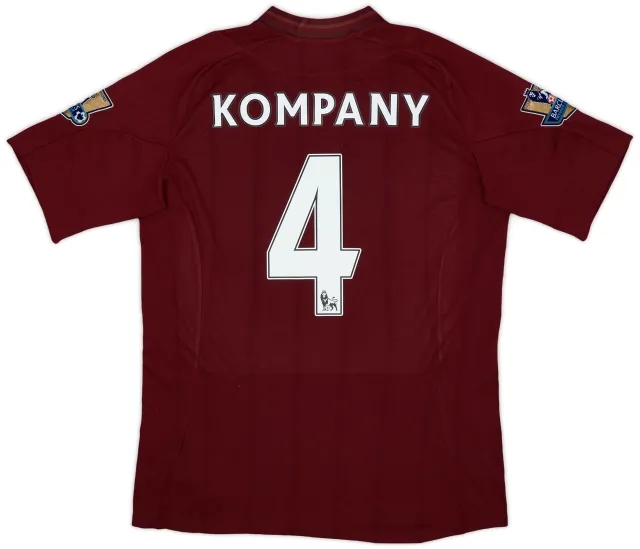 Umbro 2012-13 Manchester City Away Shirt Kompany #4 - 9/10 - (M)