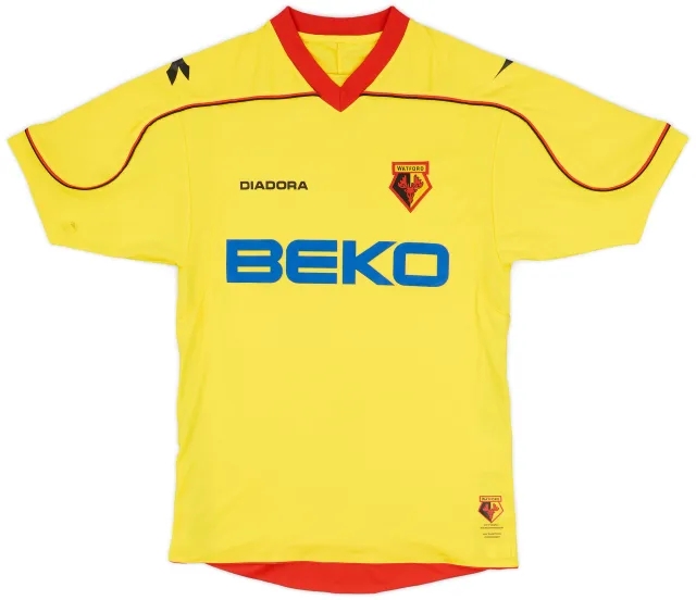 Diadora 2008-09 Watford Home Shirt - 7/10 - (M)