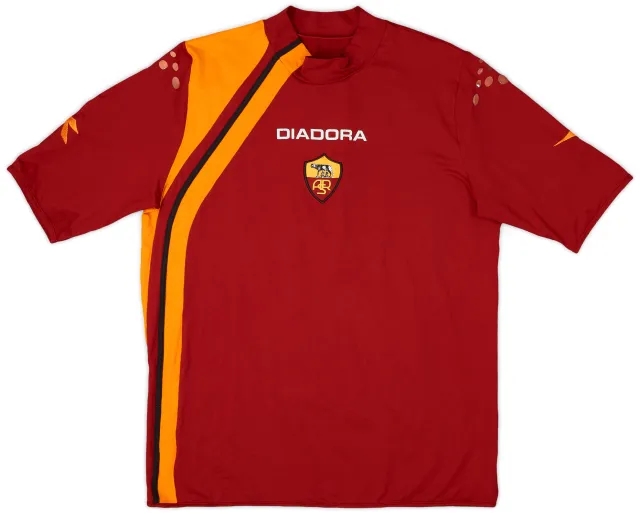 Diadora 2005-06 Roma Home Shirt #10 - 4/10 - (L)