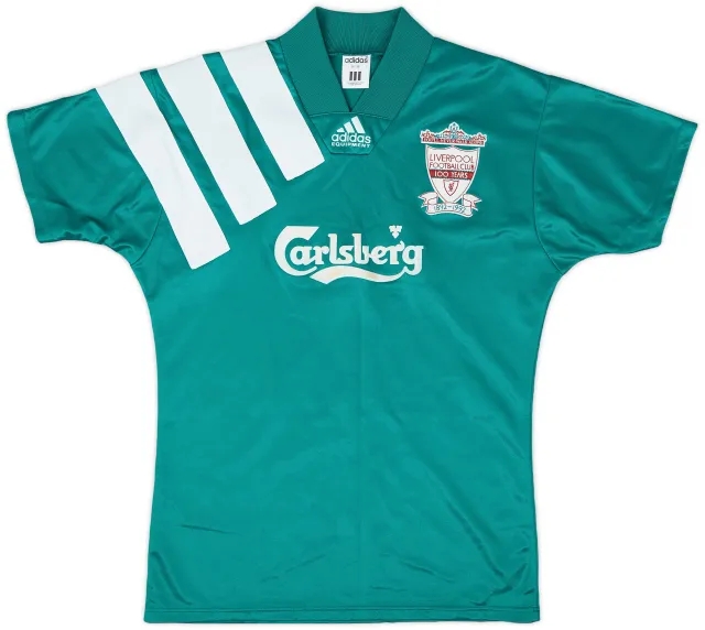 adidas 1992-93 Liverpool Centenary Away Shirt - 8/10 - (S)