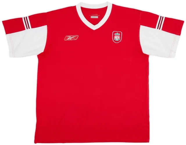 2005-06 Liverpool Reebok Training Shirt - 4/10 - (L)
