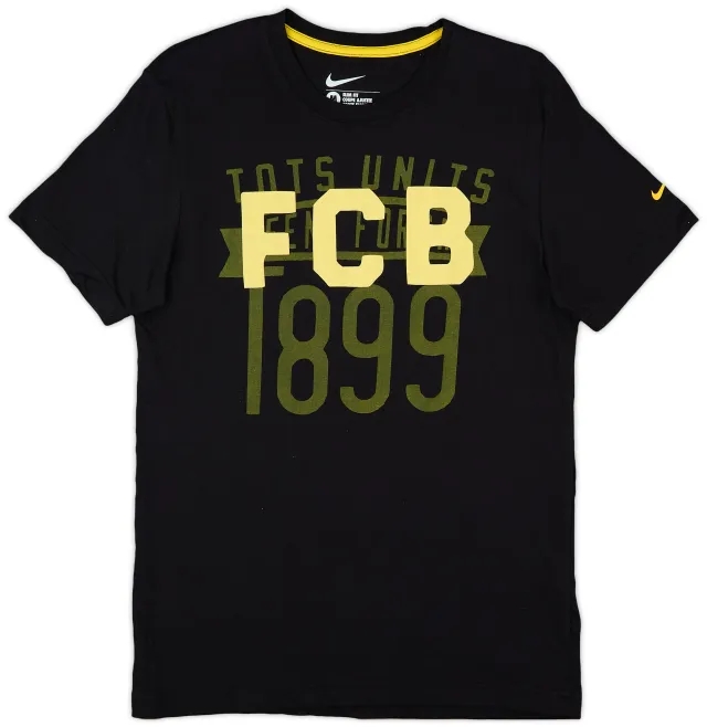 2013-14 Barcelona Nike Cotton Tee - 8/10 - (M)