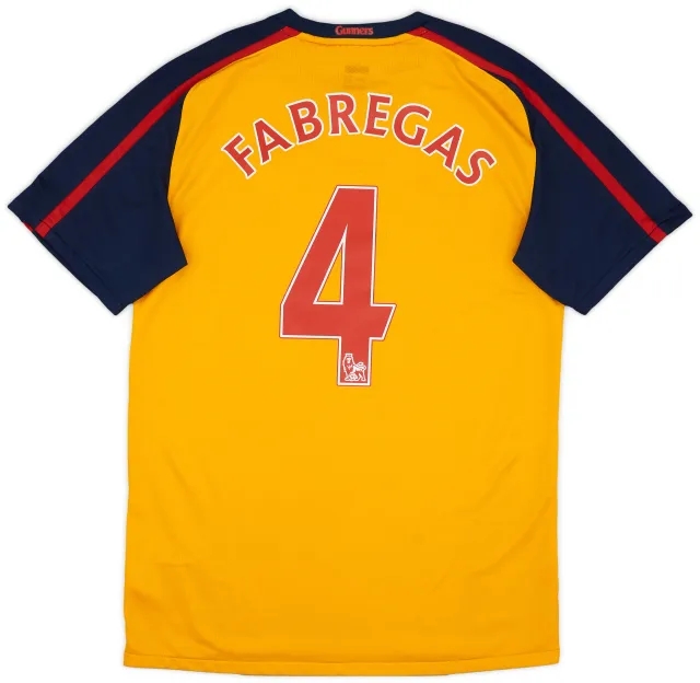Nike 2008-09 Arsenal Away Shirt Fabregas #4 - 6/10 - (S)