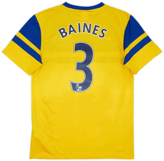 Nike 2013-14 Everton Away Shirt Baines #3 - 7/10 - (S)