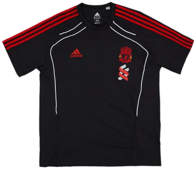 2010-11 Liverpool adidas Cotton Tee - 7/10 - (XL)