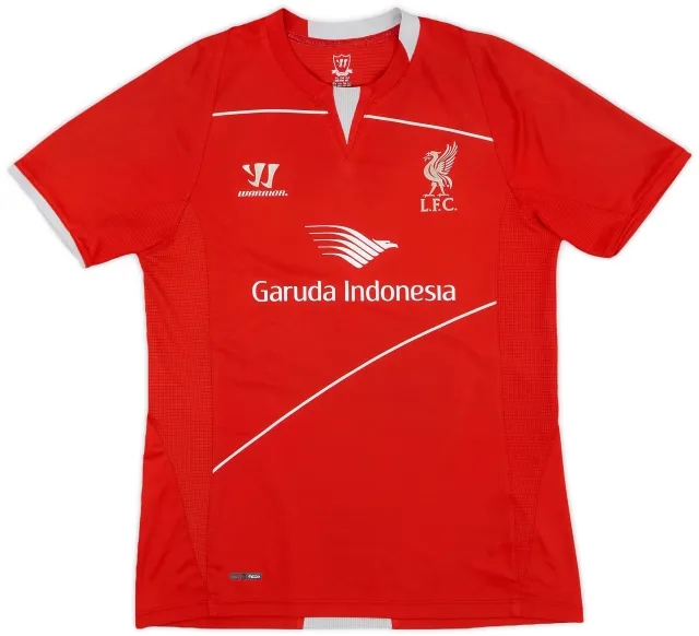 2014-15 Liverpool Warrior Training Shirt - 7/10 - (XL.Boys)