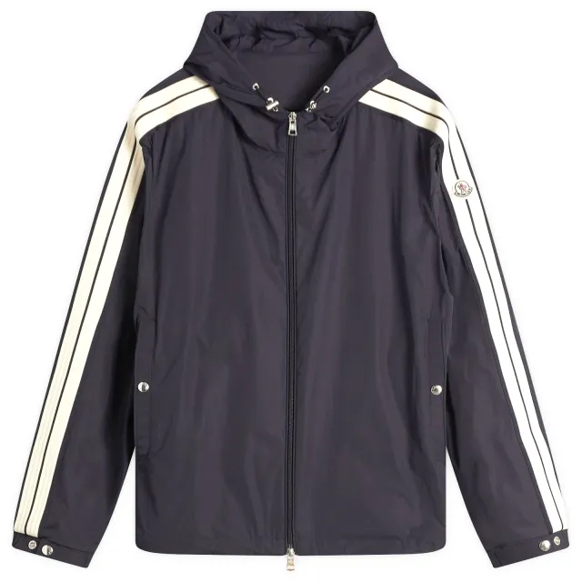 Moncler Men's Olan Micro Soft Hooded Jacket Navy