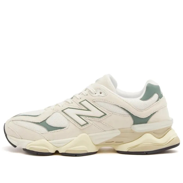 New Balance Unisex 9060 in Beige/Green Suede/Mesh