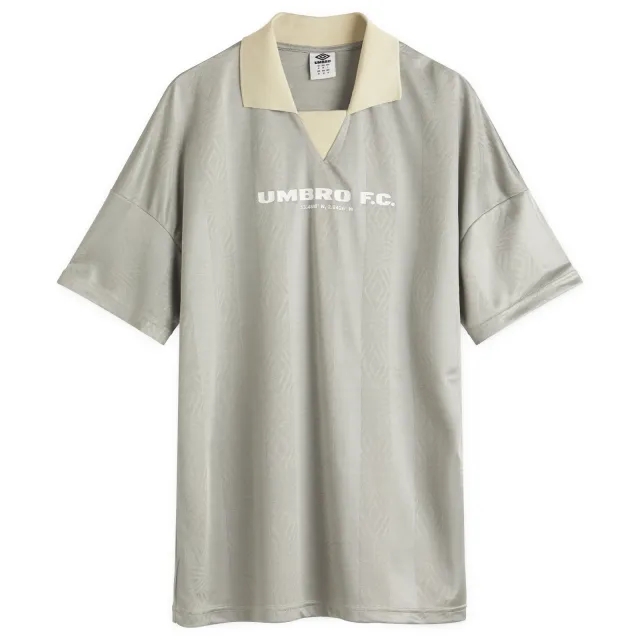 Umbro Retro Football Jersey Silver Griffin