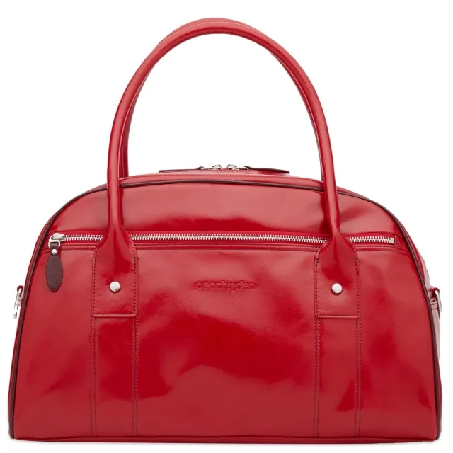 Peachy Den Women's Bowler Bag Tomato