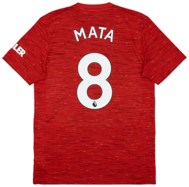 adidas 2020-21 Manchester United Home Shirt Mata #8 - 8/10 - (M)