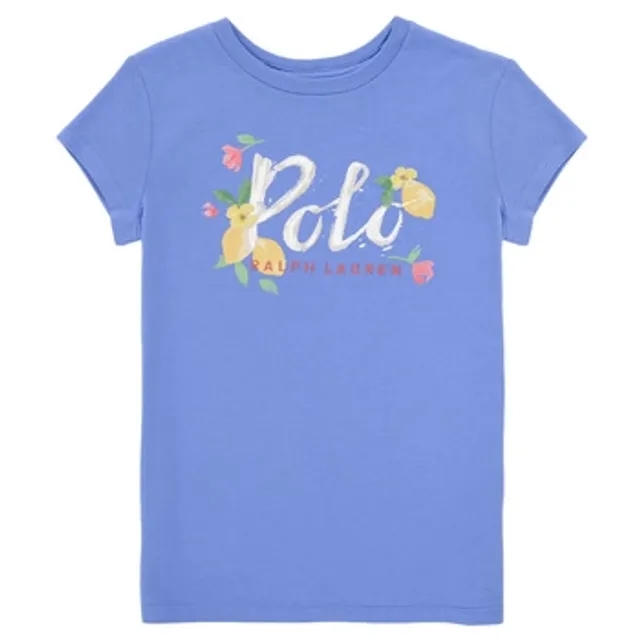 Polo Ralph Lauren  SS CN TEE-KNIT SHIRTS-T-SHIRT  girls's Children's T shirt in Blue