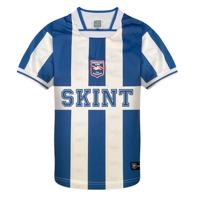 Score Draw Brighton &amp;amp; Hove Albion 2002 Home Retro Shirt