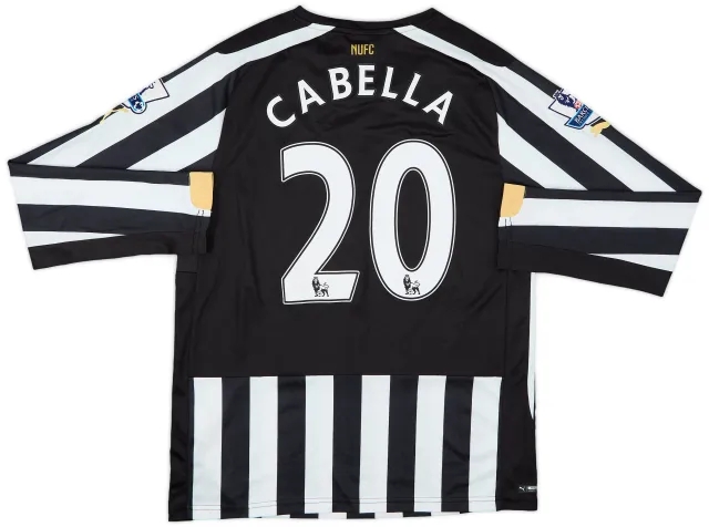 Puma 2014-15 Newcastle Home L/S Shirt Cabella #20 - 9/10 - (S)