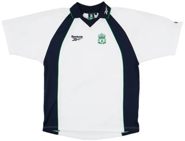1999-00 Liverpool Reebok Polo Shirt - 9/10 - (M)