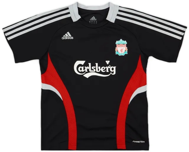 2008-09 Liverpool adidas Formotion Training Shirt - 8/10 - (M.Boys)