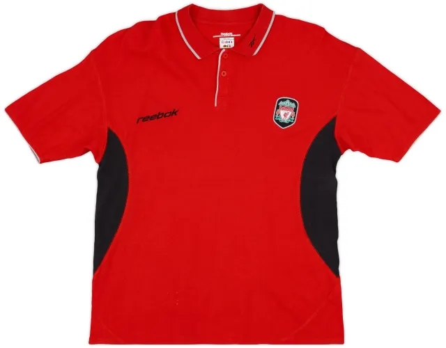 2004-05 Liverpool Reebok Polo Shirt - 8/10 - (XL)
