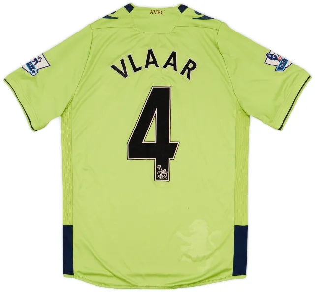 Macron 2012-13 Aston Villa Away Shirt Vlaar #4 - 4/10 - (M)