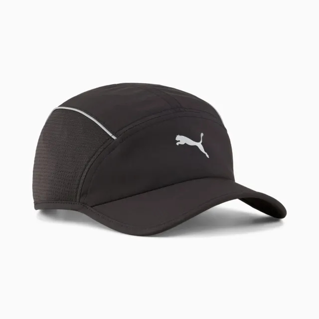 PUMA Runner Short Visor 5 Panel Cap, Black