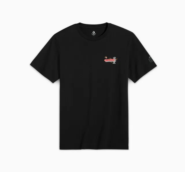 Converse Converse x Tom and Jerry Graphic T-Shirt - Black