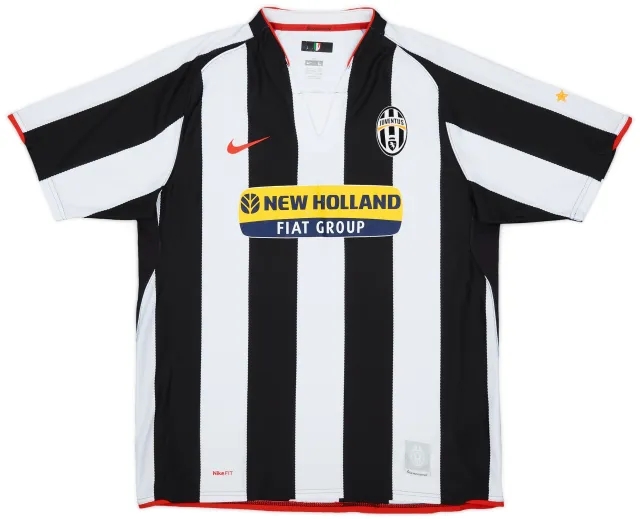 Nike 2007-08 Juventus Home Shirt - 7/10 - (L)