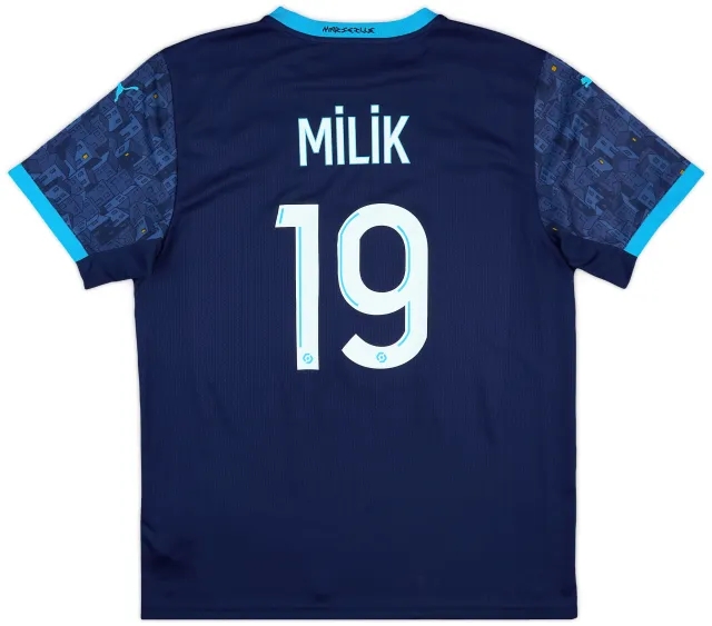 Puma 2020-21 Olympique Marseille Away Shirt Milik #19 - 10/10 - (L)
