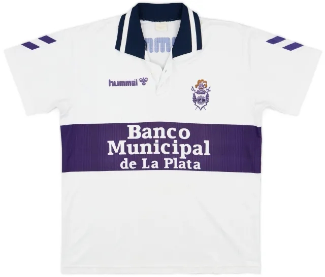 Hummel 1993-95 Gimnasia y Esgrima La Plata Home Shirt - 6/10 - (L)