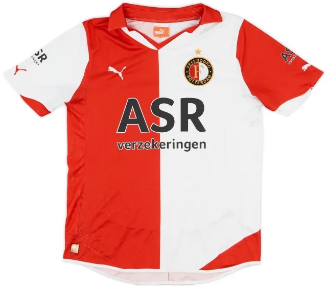 Puma 2010-11 Feyenoord Home Shirt - 7/10 - (XL.Boys)