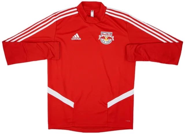 2019-20 New York Red Bulls adidas Sweat Top - 8/10 - (M)
