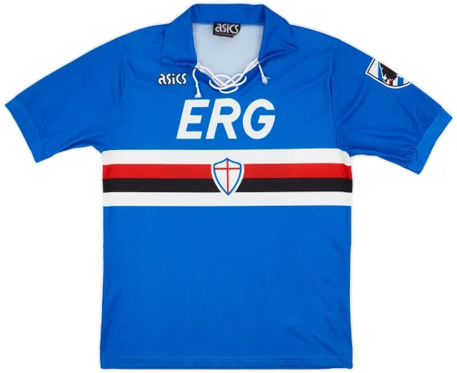 Asics 1994-95 Sampdoria Basic Home Shirt - 8/10 - (L)