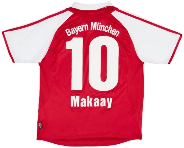 adidas 2003-04 Bayern Munich Home Shirt Makaay #10 - 8/10 - (XL.Boys)