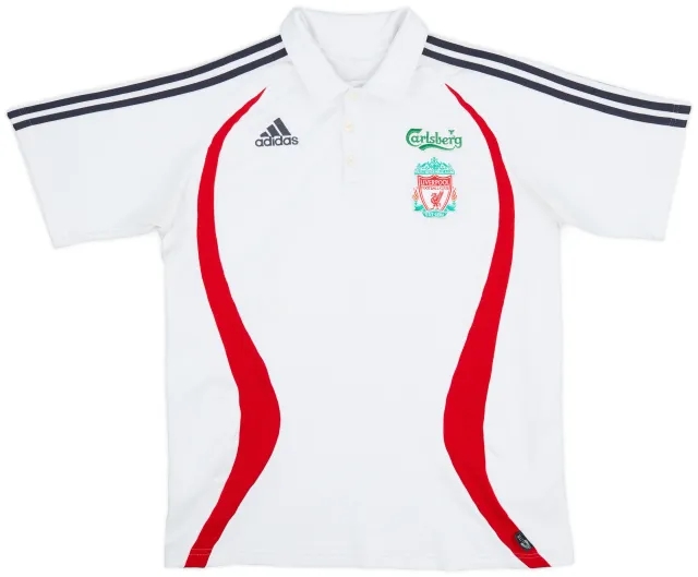 2006-07 Liverpool adidas Polo Shirt - 9/10 - (L)