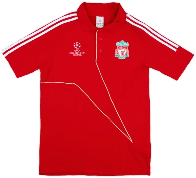 2009-10 Liverpool adidas CL Polo Shirt - 9/10 - (M)
