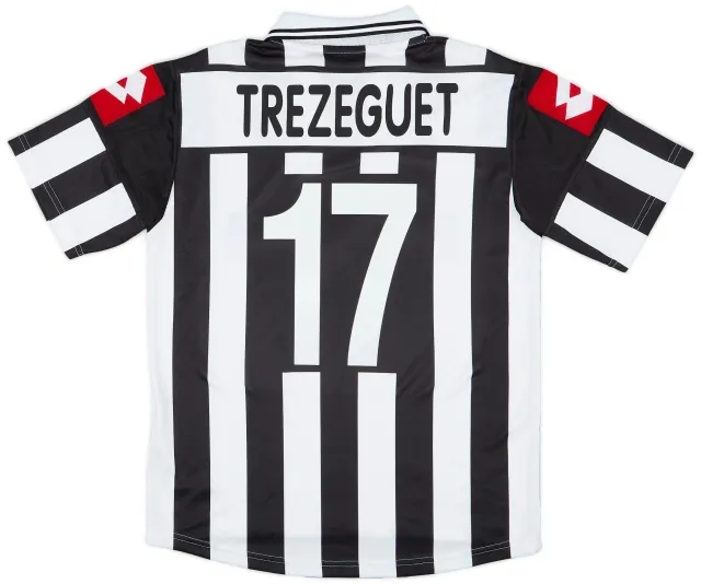Lotto 2001-02 Juventus Home Shirt Trezeguet #17 - 9/10 - (M)