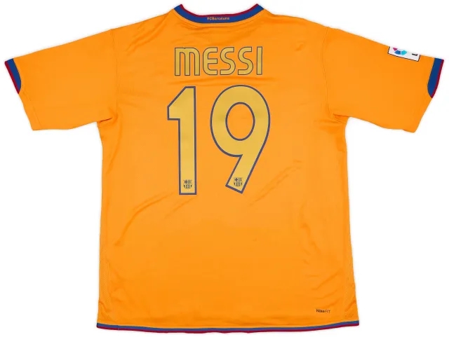 Nike 2006-08 Barcelona Away Shirt Messi #19 - 8/10 - (L)
