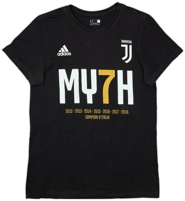 2018-19 Juventus adidas Graphic Tee - 6/10 - (M)
