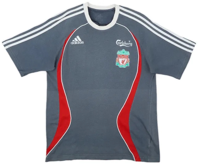 2006-07 Liverpool adidas Leisure Tee - 8/10 - (S)