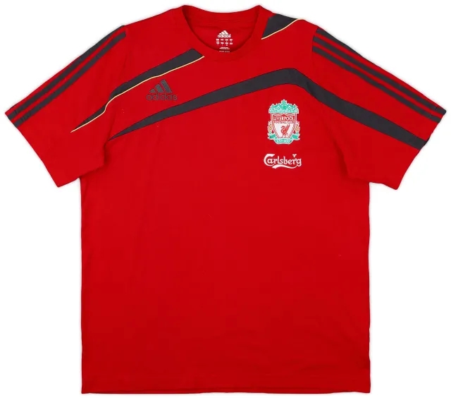 2009-10 Liverpool adidas Leisure Tee - 9/10 - (L)