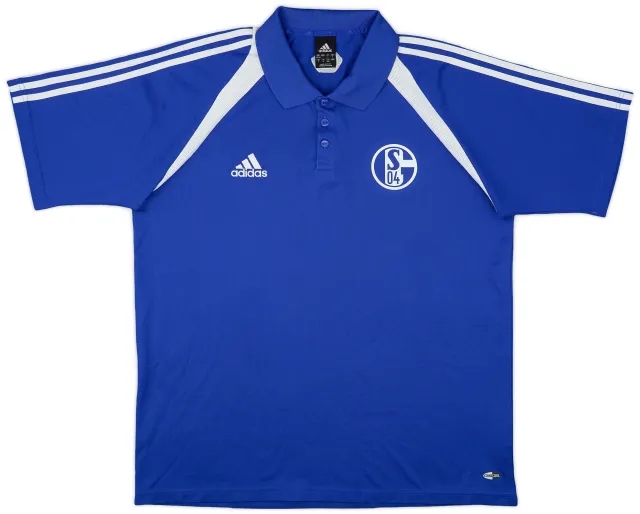 2005-06 Schalke adidas Polo Shirt - 8/10 - (XL)
