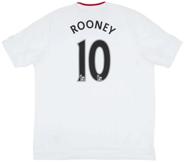 adidas 2015-16 Manchester United Away Shirt Rooney #10 - 5/10 - (XL)