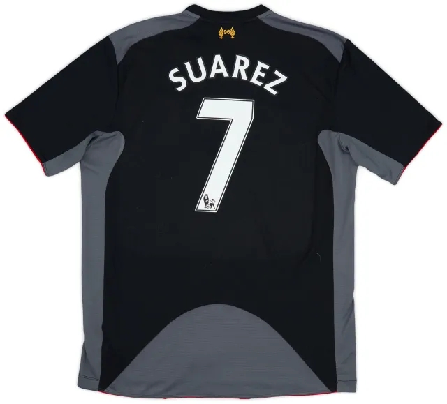 2012-13 Liverpool Away Shirt Suarez #7 - 5/10 - (L)