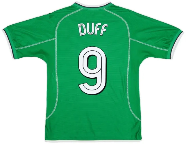 Umbro 2001-03 Ireland Home Shirt Duff #9 - 4/10 - (M)