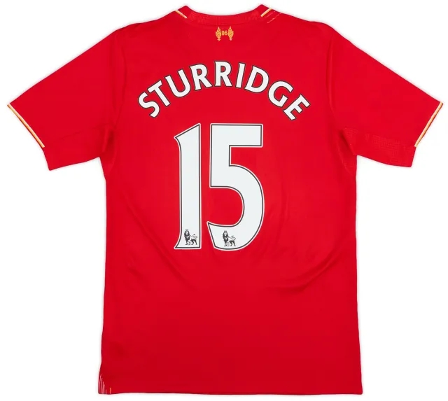 NewBalance 2015-16 Liverpool Home Shirt Sturridge #15 - 8/10 - (XL.Boys)