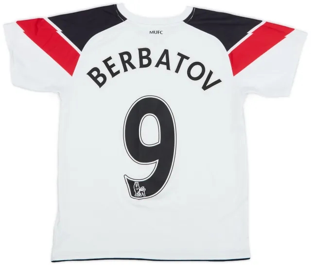 Nike 2010-12 Manchester United Away Shirt Berbatov #9 - 5/10 - (7-8 Years)